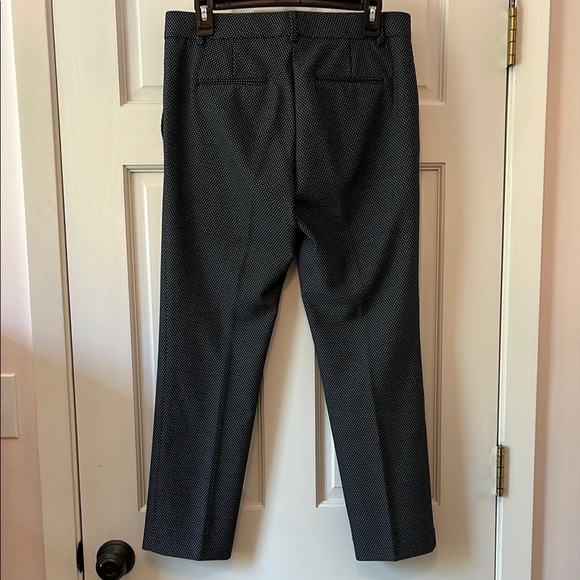 Ann Taylor Black and Blue Polka Dot Trouser Skinny Pants - Size 4 - Picture 8 of 14